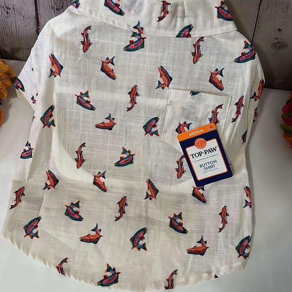 Pet Button on Shirt - Picture 2 of 2